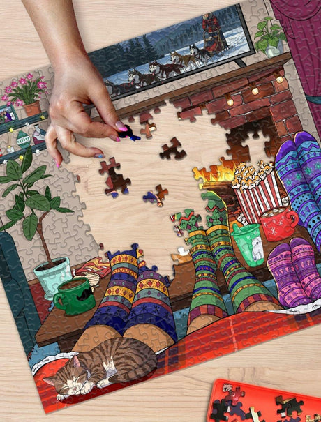 Springbok Snuggle Season Limited Release 500 Piece Puzzle - image 5