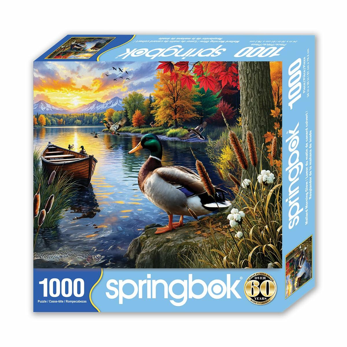 Springbok Mallard Morning Glow Limited Release 1000Pc