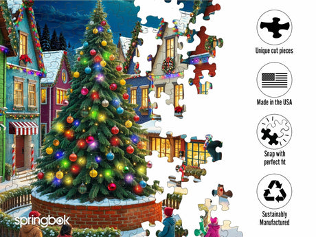 Springbok Merry Town Square 1000 Piece Puzzle - image 3