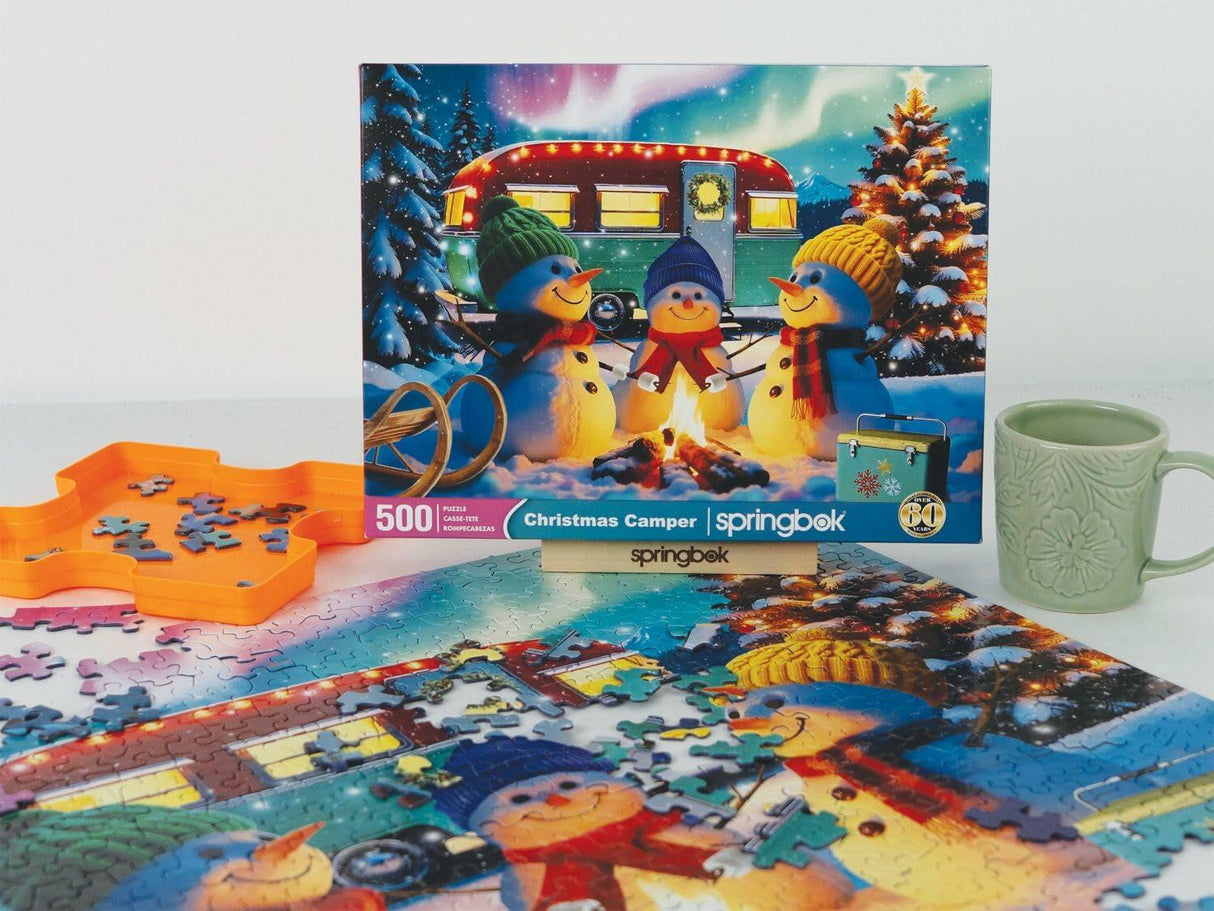 Springbok Christmas Camper 500Pc