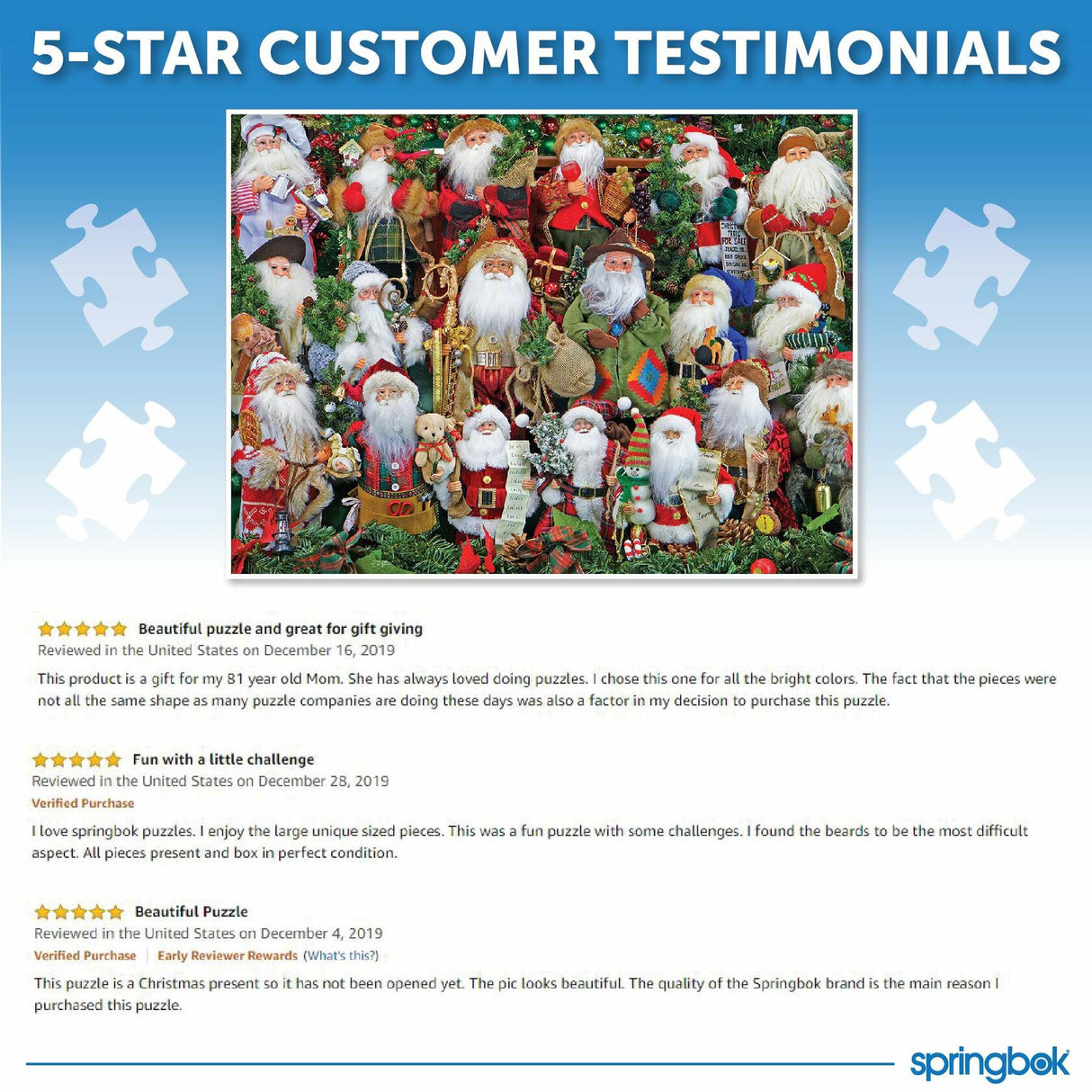 Santa Collection 1000 Piece Jigsaw Puzzle