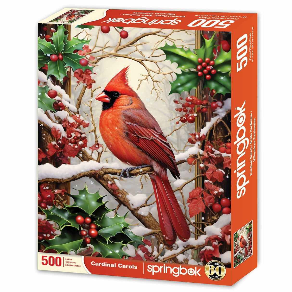 Springbok Cardinal Carols 500Pc