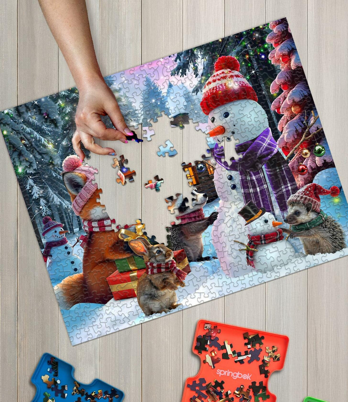 Springbok Christmas Critters 500Pc