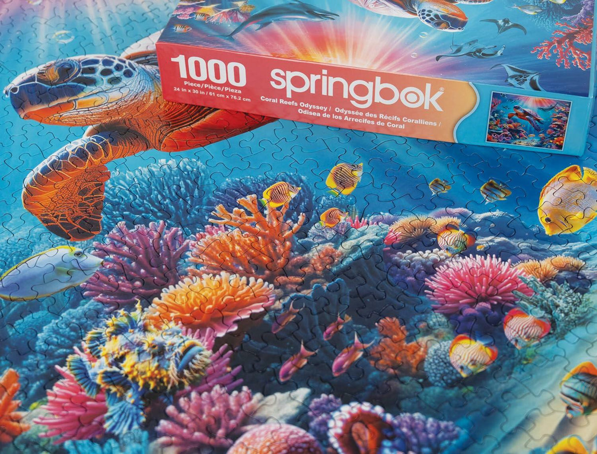 Springbok Coral Reefs Odyssey Limited Release 1000Pc