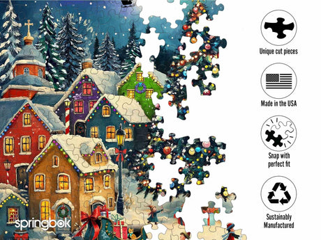 Springbok Festive Christmas Village 500 Piece Puzzle - image 3