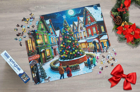 Springbok Merry Town Square 1000 Piece Puzzle - image 8