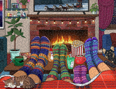 Springbok Snuggle Season Limited Release 500 Piece Puzzle - image 4