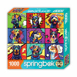 Springbok Pop Art Pups Limited Release 1000Pc