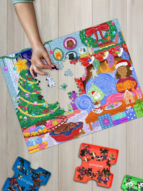 STOCKING AND SNUGGLES 500 Piece Puzzle - image 7
