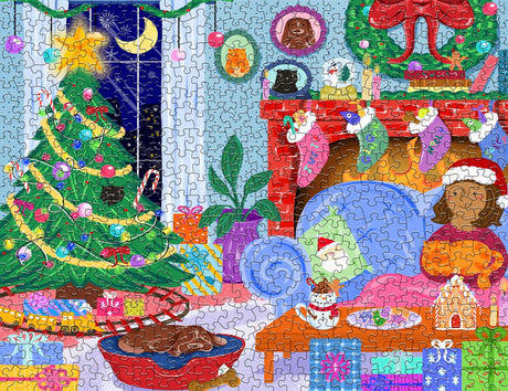 STOCKING AND SNUGGLES 500 Piece Puzzle - image 6