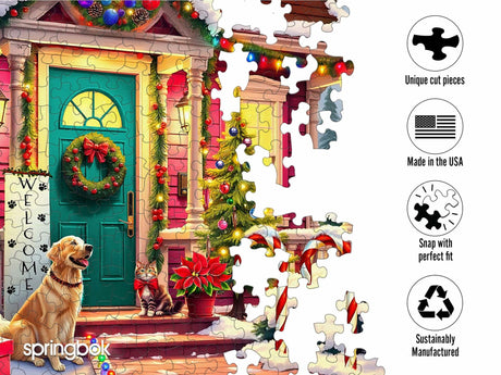 WAITING FOR SANTA 500 Piece Puzzle - image 3