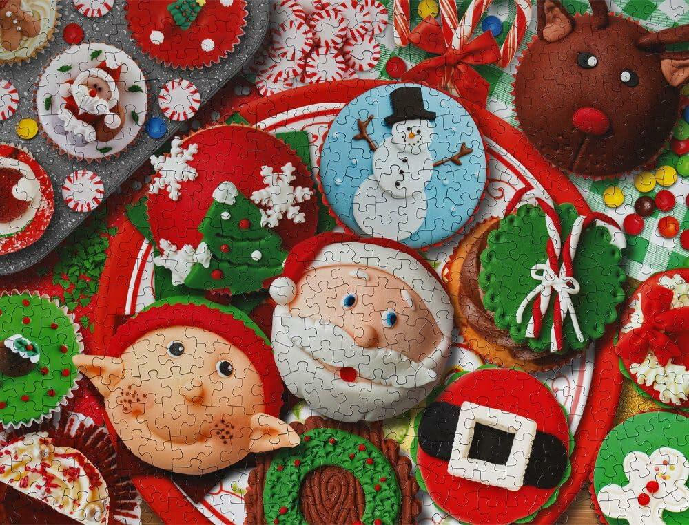 Springbok Christmas Cupcakes 500Pc