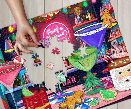 Springbok Pop-Up Christmas Cocktails Limited Release 1000 Piece Puzzle - image 7