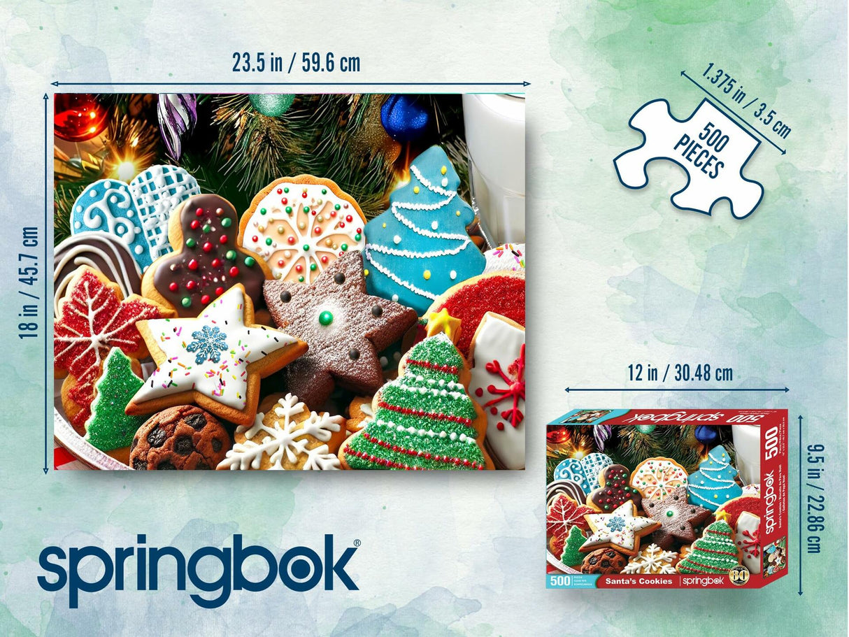 SANTA'S COOKIES 500PC PUZZLE