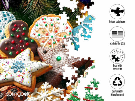 SANTA'S COOKIES 500 Piece PUZZLE - image 3