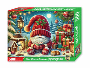 Springbok Hot Cocoa Season 500 Piece Puzzle