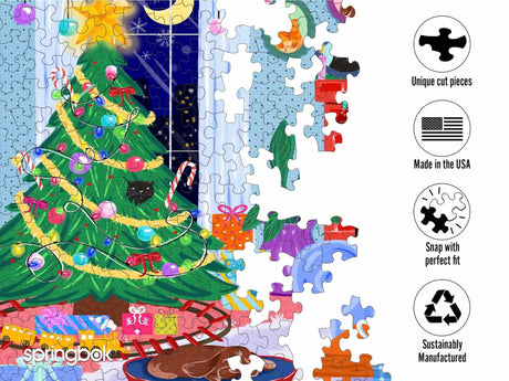 STOCKING AND SNUGGLES 500 Piece Puzzle - image 3