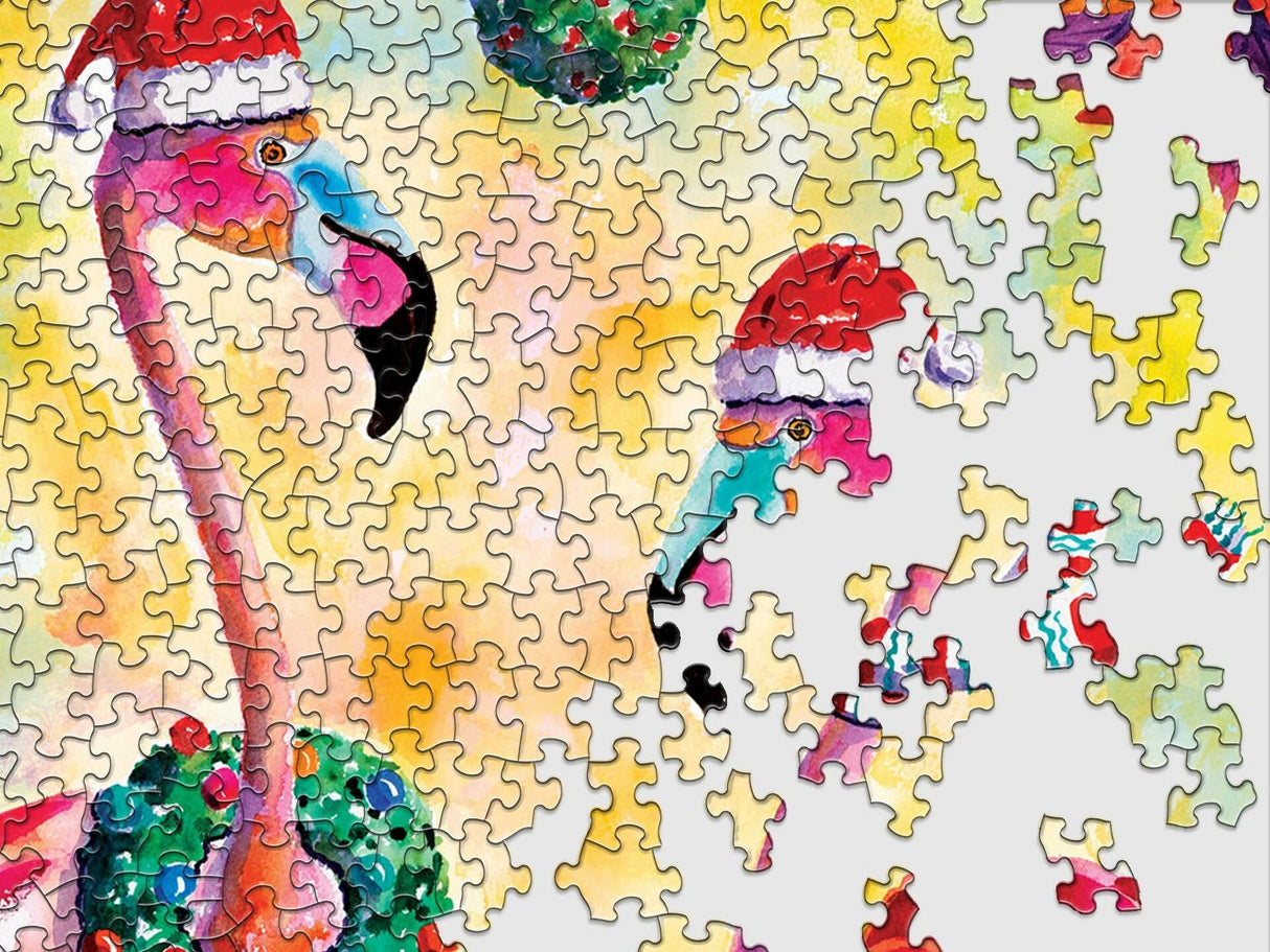 Springbok Festive Flamingos Limited Release 500Pc