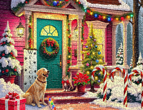 WAITING FOR SANTA 500 Piece Puzzle - image 6