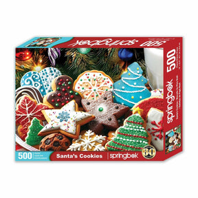 SANTA'S COOKIES 500 Piece PUZZLE