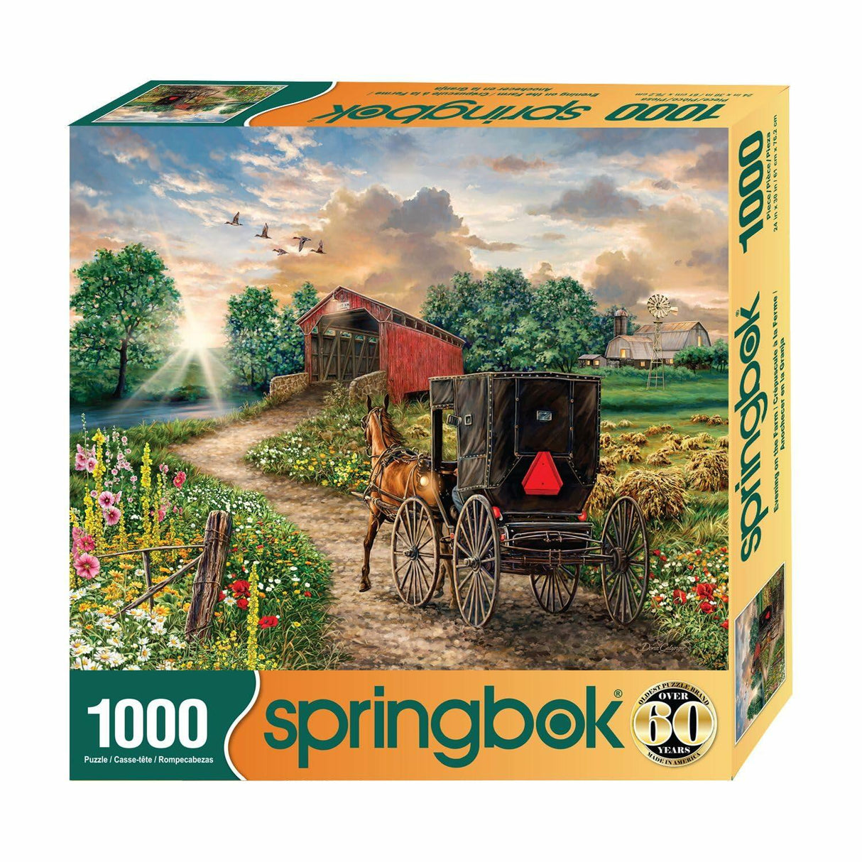 Springbok Evening On The Farm 1000Pc