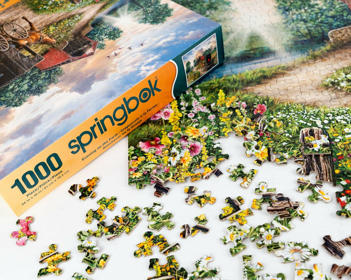 Springbok Evening On The Farm 1000Pc