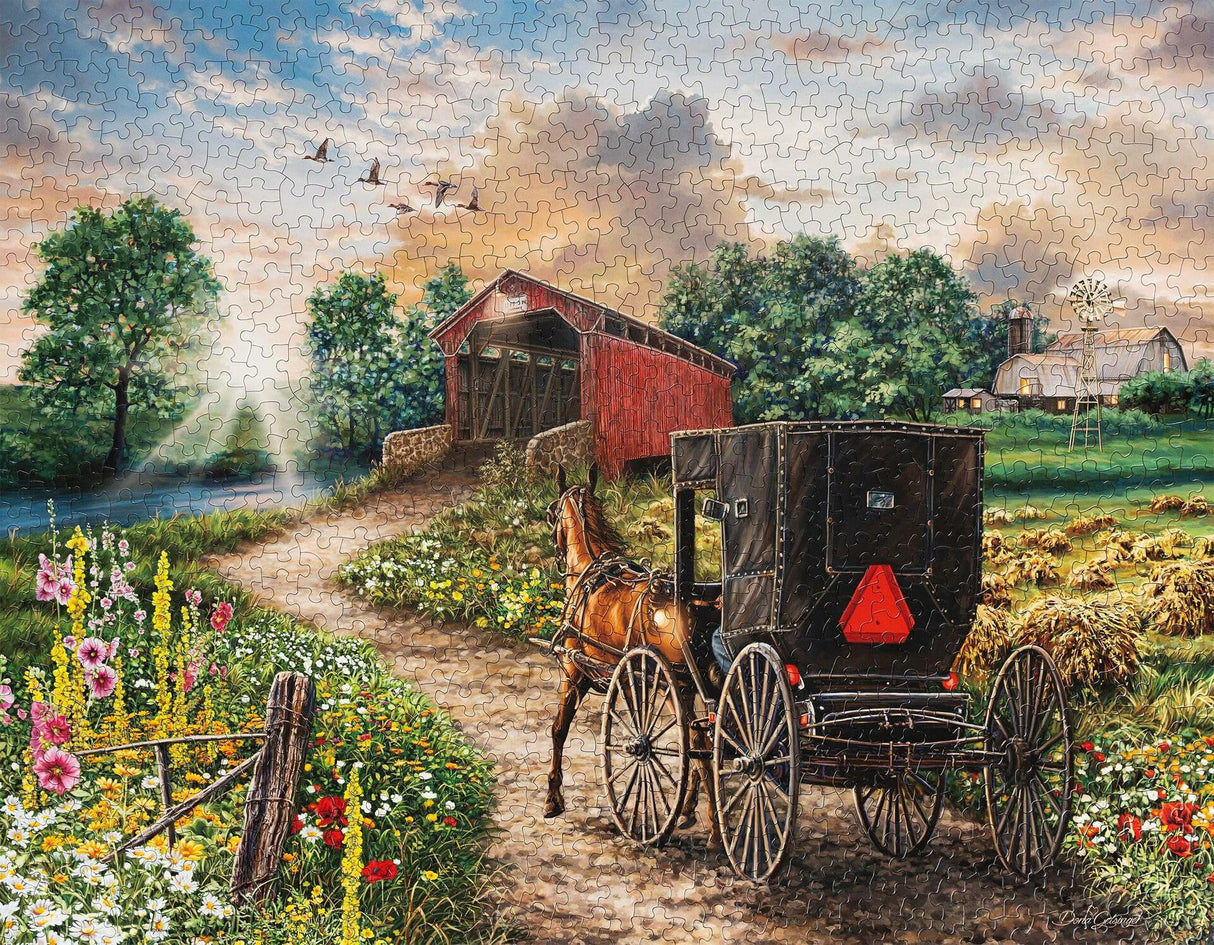 Springbok Evening On The Farm 1000Pc