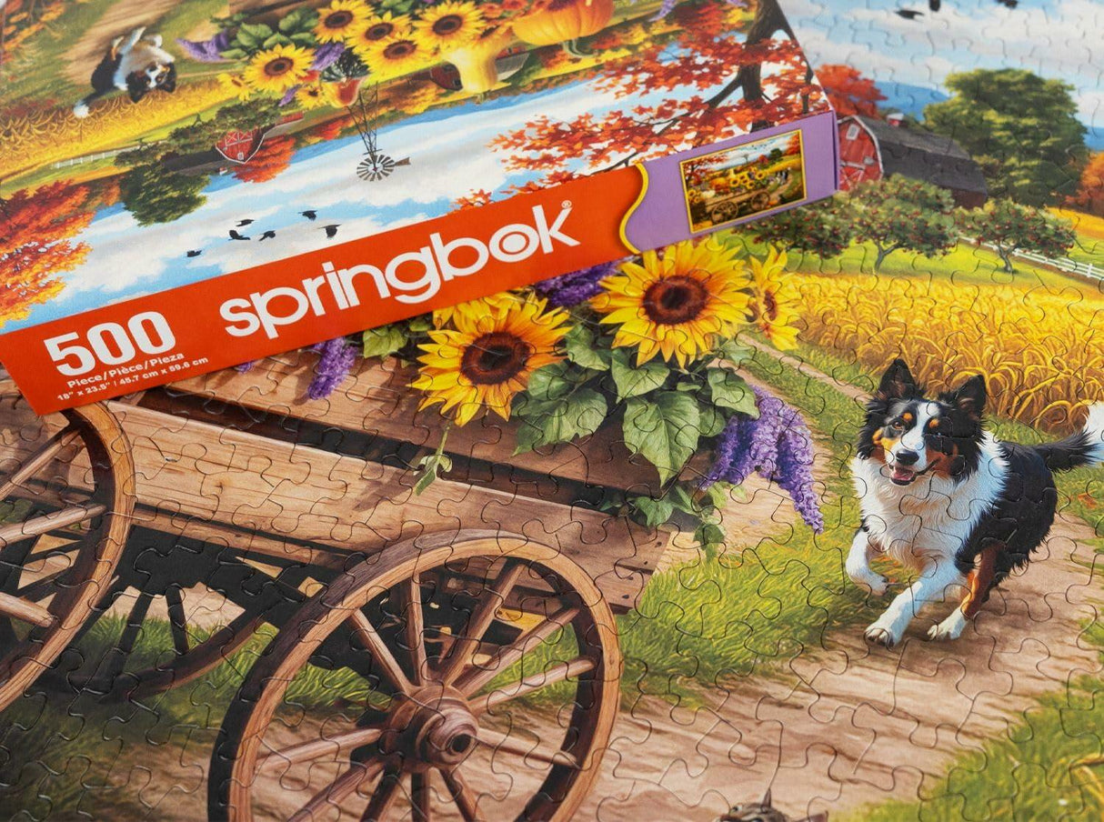 Springbok Fall Wagon Wonders 500Pc
