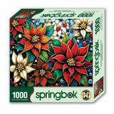 Springbok Glazing Poinsettias 1000Pc