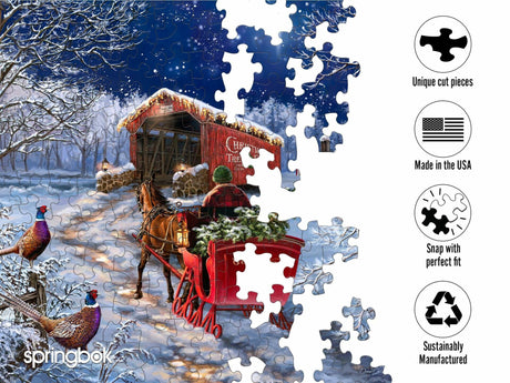 STARRY WINTER NIGHT 1000 Piece Puzzle - image 3
