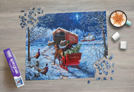 STARRY WINTER NIGHT 1000 Piece Puzzle - image 7