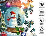 Springbok Snowman Snow Globe 1000Pc