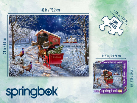 STARRY WINTER NIGHT 1000 Piece Puzzle - image 5