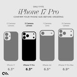 Case-Mate - Peach Bubble MagSafe Case for Apple iPhone 17 Pro - Peach Iridescent