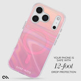 Case-Mate - Peach Bubble MagSafe Case for Apple iPhone 17 Pro - Peach Iridescent
