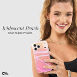 Case-Mate - Peach Bubble MagSafe Case for Apple iPhone 17 Pro - Peach Iridescent