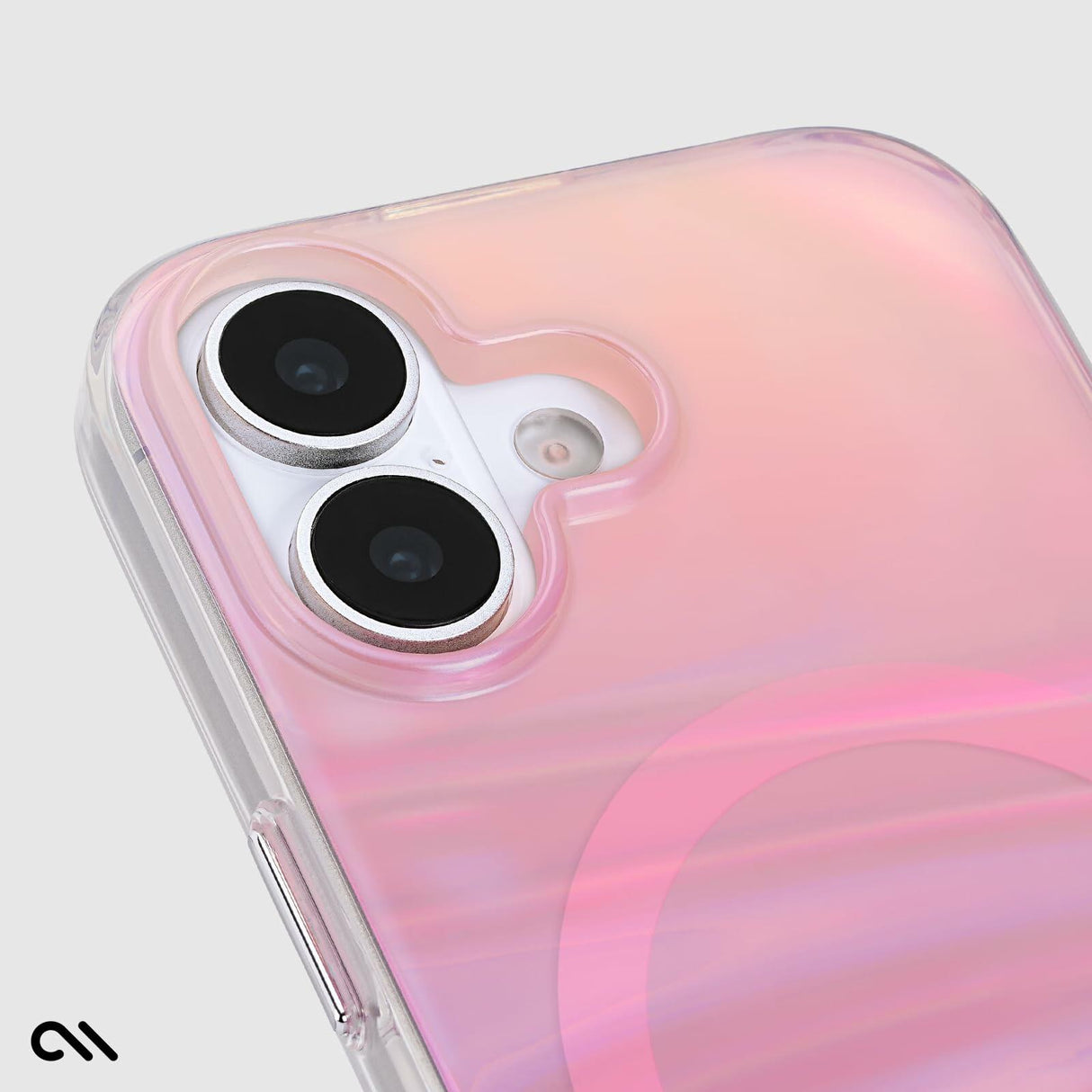 Case-Mate - Peach Bubble MagSafe Case for Apple iPhone 17 - Peach Iridescent