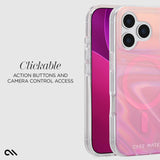 Case-Mate - Peach Bubble MagSafe Case for Apple iPhone 17 Pro - Peach Iridescent