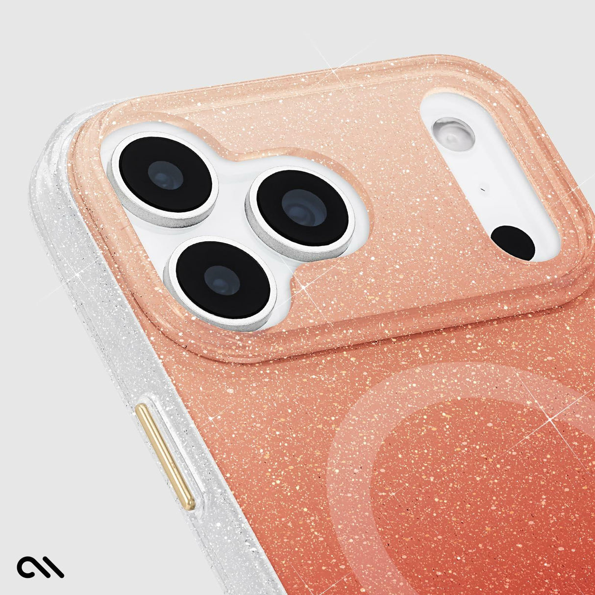 Case-Mate - Twinkle MagSafe Case for Apple iPhone 17 Pro Max - Orange Ombre