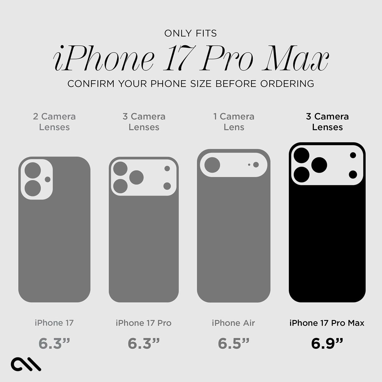 Case-Mate - Twinkle MagSafe Case for Apple iPhone 17 Pro Max - Orange Ombre