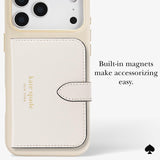 Kate Spade - Silicone MagSafe Case for Apple iPhone 17 Pro Max - Icon Perfect Beige
