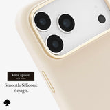 Kate Spade - Silicone MagSafe Case for Apple iPhone 17 Pro Max - Icon Perfect Beige