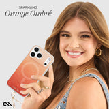 Case-Mate - Twinkle MagSafe Case for Apple iPhone 17 Pro Max - Orange Ombre