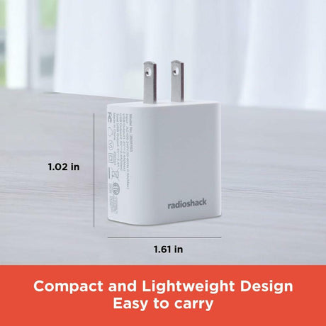 RadioShack Dual USB Port Wall Charger 2605163