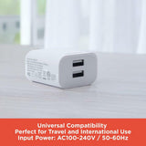 RadioShack Dual USB Port Wall Charger 2605163