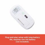 RadioShack Ultra-Slim Wireless 3 Button Mouse 2604757