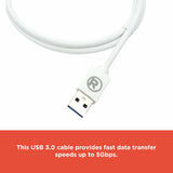 RadioShack USB 3.0 Male to Type-C Round Male Cable - 91.4cm (3 Feet) 2605128