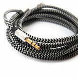 RadioShack 3.5mm Male to Male Braided Cable - 1.8m (6 Feet) 4203230