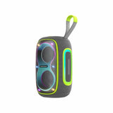 RadioShack Gray and Green Wireless Speaker with RGB Lights 4001781