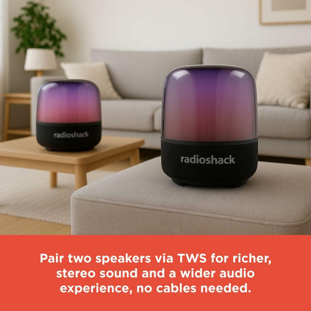 RadioShack 60W Wireless Speaker with 360¡ RGB Lights 4001785